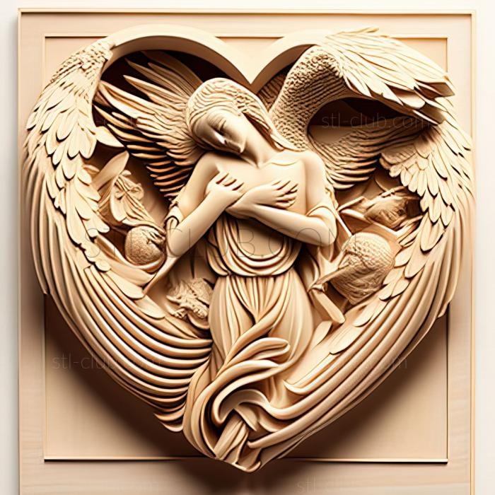 3D мадэль Сердце ангела Цукаса Ходжо (STL)